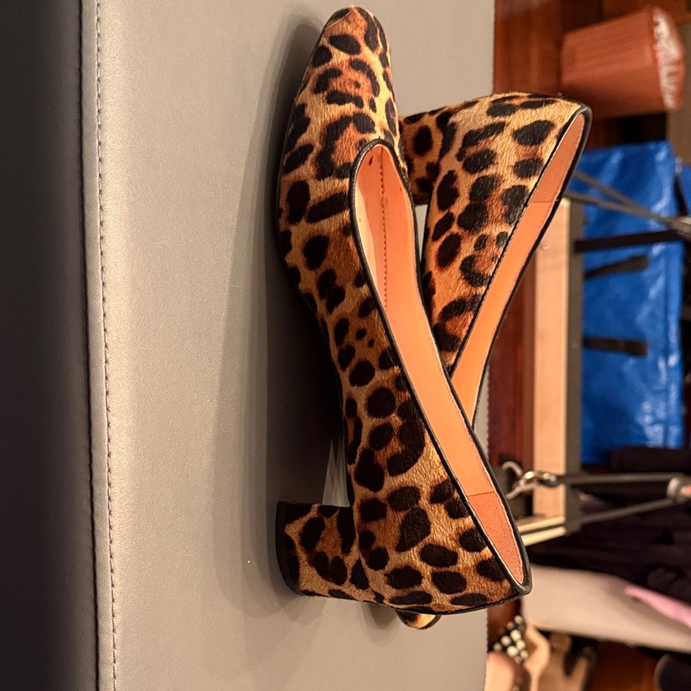 J. Crew Leopard Print Heels